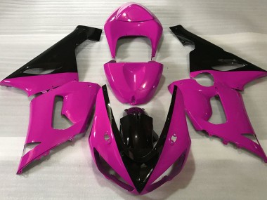 Shop Gloss Pink & Black Kawasaki ZX6R Motorcycle Fairings 05-06