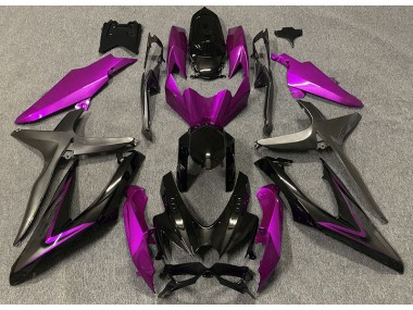 Shop Gloss Pink & Green R Suzuki GSXR750 Motorcycle Fairings 08-10