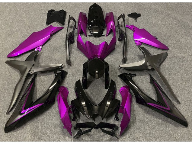 Shop Gloss Pink & Green R Suzuki GSXR750 Motorcycle Fairings 08-10