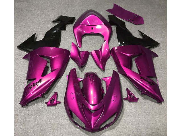 Shop Gloss Pink Kawasaki ZX10R Motorcycle Fairings 06-07 Shop Gloss Pink Kawasaki ZX10R Motorcycle Fairings 06-07