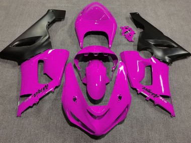 Shop Gloss Pink Kawasaki ZX6R Motorcycle Fairings 05-06