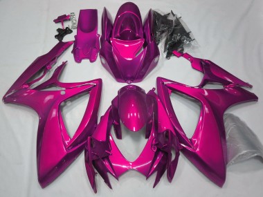 Shop Gloss Pink Plain Suzuki GSXR750 Motorcycle Fairings 06-07
