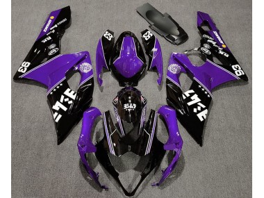 Shop Gloss Purple and Black Custom Suzuki GSXR Motorcycle Fairings 1000 Motorcycle Fairings 05-06