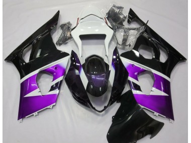 Shop Gloss Purple and White Suzuki GSXR Motorcycle Fairings 1000 Motorcycle Fairings 03-04