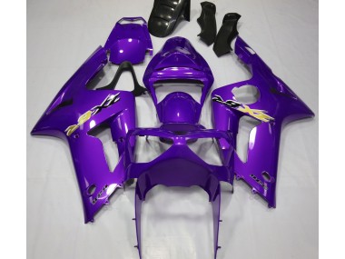 Shop Gloss Purple Kawasaki ZX6R Motorcycle Fairings 03-04