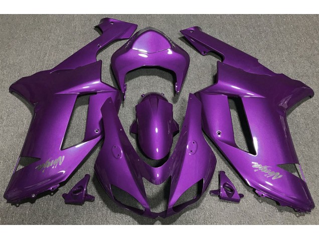 Shop Gloss Purple Kawasaki ZX6R Motorcycle Fairings 07-08 Shop Gloss Purple Kawasaki ZX6R Motorcycle Fairings 07-08
