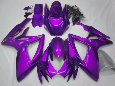 Shop Gloss Purple Plain Suzuki GSXR750 Motorcycle Fairings 06-07