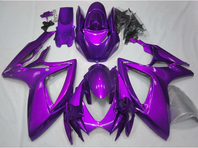 Shop Gloss Purple Plain Suzuki GSXR750 Motorcycle Fairings 06-07 Shop Gloss Purple Plain Suzuki GSXR750 Motorcycle Fairings 06-07