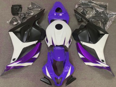 Shop Gloss Purple White and Violet Honda CBR600RR Motorcycle Fairings 09-12