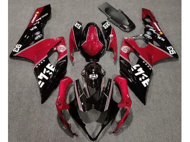 Shop Gloss Red and Black Custom Suzuki GSXR Motorcycle Fairings 1000 Motorcycle Fairings 05-06