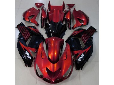 Shop Gloss Red and Black Kawasaki ZX14R Motorcycle Fairings 06-11