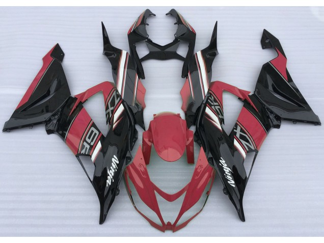 Shop Gloss Red and Black Kawasaki ZX6R Motorcycle Fairings 13-18 Shop Gloss Red and Black Kawasaki ZX6R Motorcycle Fairings 13-18