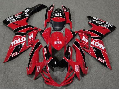 Shop Gloss Red and Black Motul Suzuki GSXR750 Motorcycle Fairings 11-20