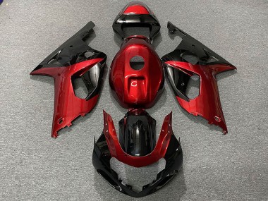 Shop Gloss Red and Black Suzuki GSXR750 Motorcycle Fairings 01-03
