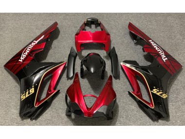 Shop Gloss Red and Black Triumph Daytona Motorcycle Fairings 675 Motorcycle Fairings 09-12