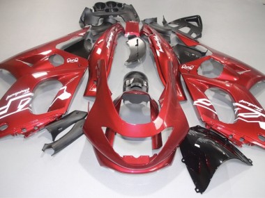 Shop Gloss Red and White Decals Yamaha YZF600 Motorcycle Fairings Thundercat Motorcycle Fairings 98-07