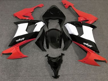 Shop Gloss Red Black and White Kawasaki ZX10R Motorcycle Fairings 08-10