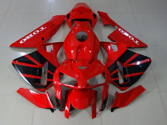 Shop Gloss Red Honda CBR600RR Motorcycle Fairings 05-06 Shop Gloss Red Honda CBR600RR Motorcycle Fairings 05-06