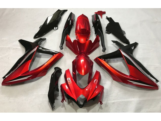 Shop Gloss Red Suzuki GSXR750 Motorcycle Fairings 08-10 Shop Gloss Red Suzuki GSXR750 Motorcycle Fairings 08-10