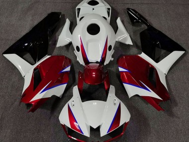 Shop Gloss Red White and Blue Honda CBR600RR Motorcycle Fairings 13-20