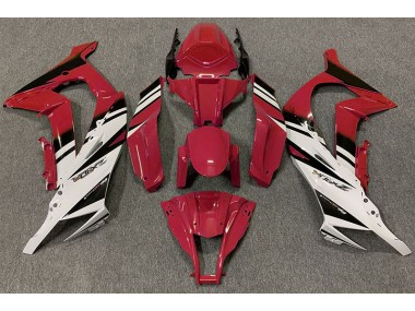 Shop Gloss Red & White Kawasaki ZX10R Motorcycle Fairings 11-15