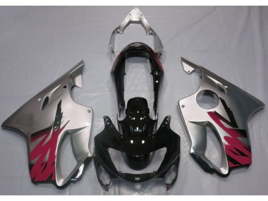 Shop Gloss Silver & Red Honda CBR600 Motorcycle Fairings F4 Motorcycle Fairings 99-00