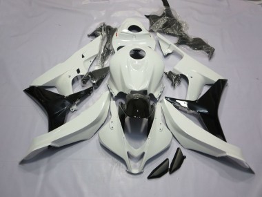 Shop Gloss White and Black Honda CBR600RR Motorcycle Fairings 07-08