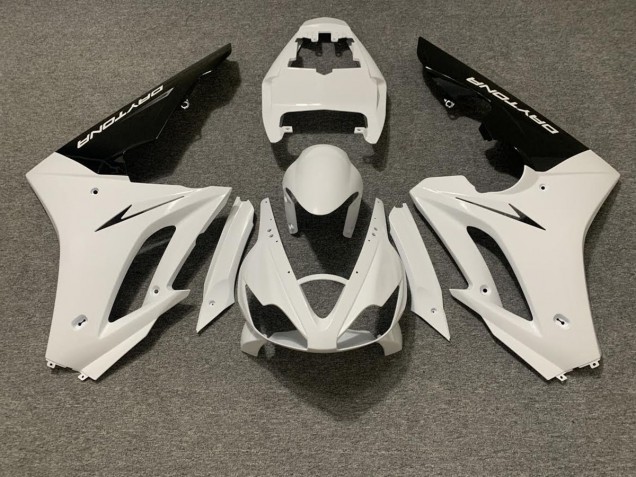 Shop Gloss White and Black Triumph Daytona Motorcycle Fairings 675 Motorcycle Fairings 06-08 Shop Gloss White and Black Triumph Daytona Motorcycle Fairings 675 Motorcycle Fairings 06-08