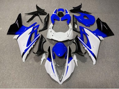 Shop Gloss White and Blue Triumph Daytona Motorcycle Fairings 675 Motorcycle Fairings 13-16