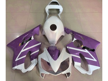 Shop Gloss White and Purple Honda CBR600 Motorcycle Fairings F4i Motorcycle Fairings 01-03