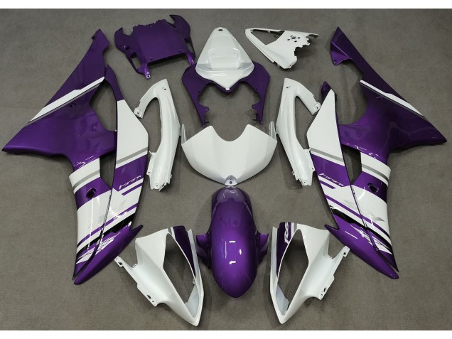 Shop Gloss White and Purple OEM Style Yamaha R6 Motorcycle Fairings 08-16 Shop Gloss White and Purple OEM Style Yamaha R6 Motorcycle Fairings 08-16
