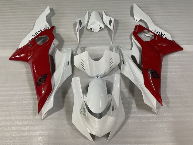 Shop Gloss White and Red J AIR Yamaha R6 Motorcycle Fairings 17-19 Shop Gloss White and Red J AIR Yamaha R6 Motorcycle Fairings 17-19