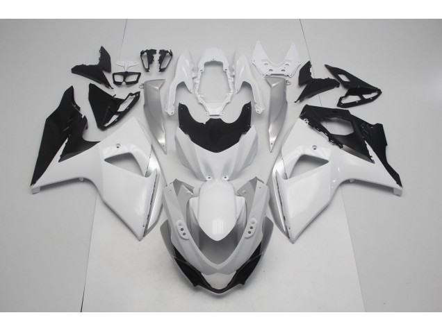 Shop Gloss White and Silver Suzuki GSXR Motorcycle Fairings 1000 Motorcycle Fairings 09-16 Shop Gloss White and Silver Suzuki GSXR Motorcycle Fairings 1000 Motorcycle Fairings 09-16
