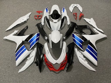 Shop Gloss White Blue Black and Red Suzuki GSXR Motorcycle Fairings 1000 Motorcycle Fairings 09-16