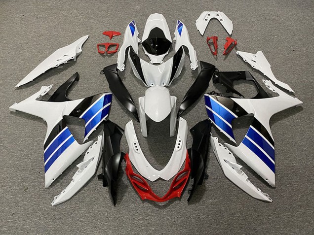 Shop Gloss White Blue Black and Red Suzuki GSXR Motorcycle Fairings 1000 Motorcycle Fairings 09-16 Shop Gloss White Blue Black and Red Suzuki GSXR Motorcycle Fairings 1000 Motorcycle Fairings 09-16