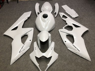 Shop Gloss White Plain Suzuki GSXR Motorcycle Fairings 1000 Motorcycle Fairings 05-06