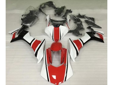 Shop Gloss White Red and Black Yamaha R1 Motorcycle Fairings 15-19