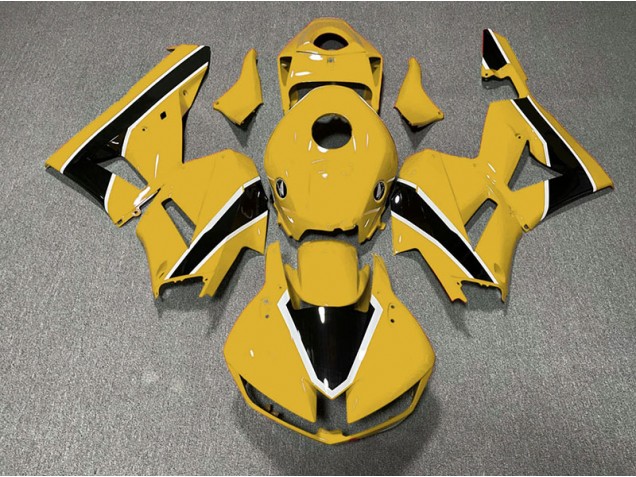 Shop Gloss Yellow and Black Honda CBR600RR Motorcycle Fairings 13-20 Shop Gloss Yellow and Black Honda CBR600RR Motorcycle Fairings 13-20