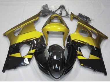 Shop Gloss Yellow & Black Suzuki GSXR Motorcycle Fairings 1000 Motorcycle Fairings 03-04