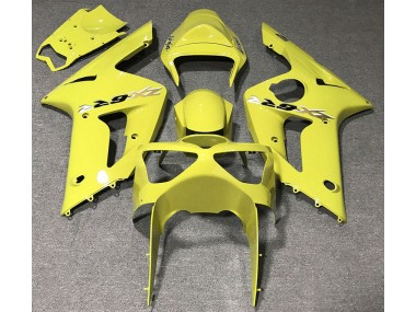 Shop Gloss Yellow Kawasaki ZX6R Motorcycle Fairings 03-04