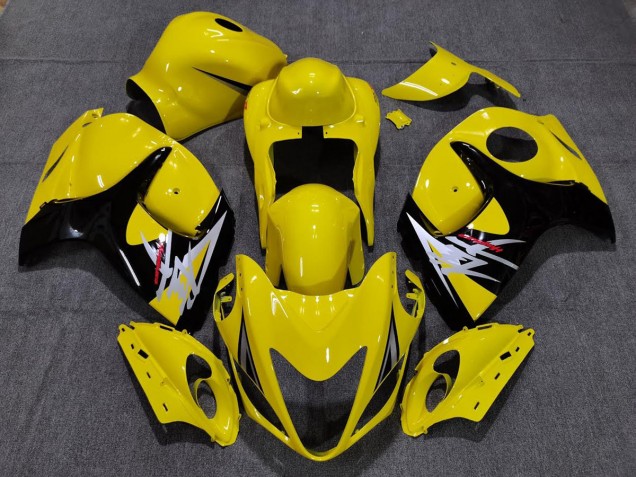 Shop Gloss Yellow with Black Style Suzuki GSXR Motorcycle Fairings 1300 Motorcycle Fairings 08-19 Shop Gloss Yellow with Black Style Suzuki GSXR Motorcycle Fairings 1300 Motorcycle Fairings 08-19