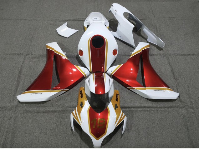 Shop Gold and Red 19 Honda CBR1000RR Motorcycle Fairings 08-11 Shop Gold and Red 19 Honda CBR1000RR Motorcycle Fairings 08-11