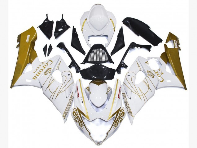 Shop Gold Gloss Corona Custom Suzuki GSXR Motorcycle Fairings 1000 Motorcycle Fairings 05-06 Shop Gold Gloss Corona Custom Suzuki GSXR Motorcycle Fairings 1000 Motorcycle Fairings 05-06