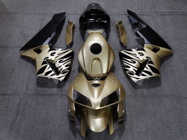 Shop Golden Black Honda CBR600RR Motorcycle Fairings 05-06