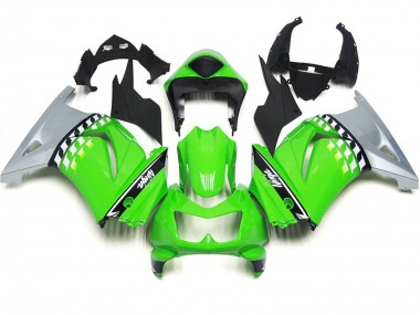 Shop Green and Black Check Kawasaki Ninja Motorcycle Fairings 250 Motorcycle Fairings 08-13