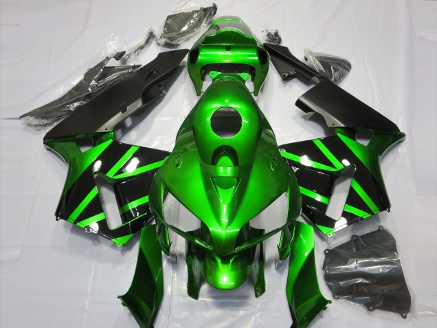 Shop Green and Black Honda CBR600RR Motorcycle Fairings 05-06