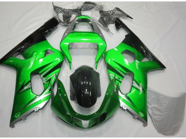 Shop Green and Silver Suzuki GSXR750 Motorcycle Fairings 01-03