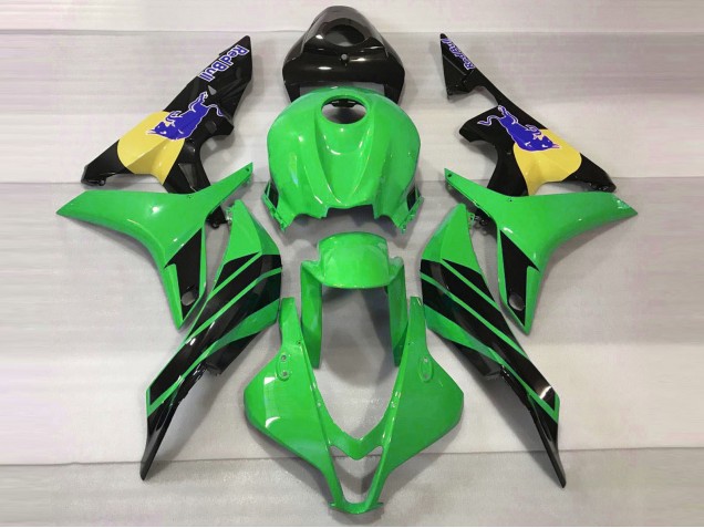 Shop Green & Blue Bull Honda CBR600RR Motorcycle Fairings 07-08 Shop Green & Blue Bull Honda CBR600RR Motorcycle Fairings 07-08