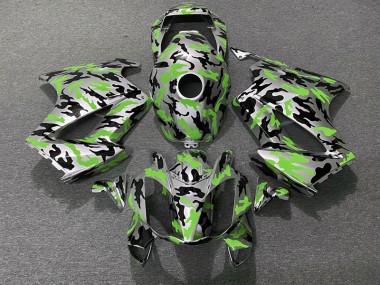 Shop Green Camo Honda VFR800 Motorcycle Fairings 02-12