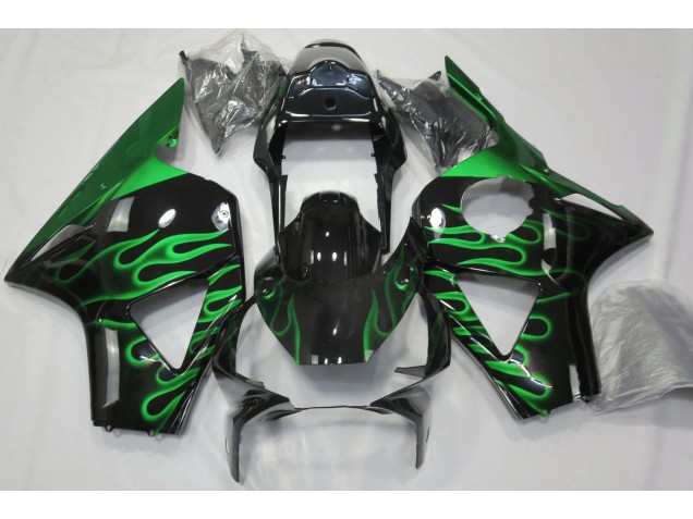 Shop Green Flame Honda CBR954 Motorcycle Fairings 02-03 Shop Green Flame Honda CBR954 Motorcycle Fairings 02-03